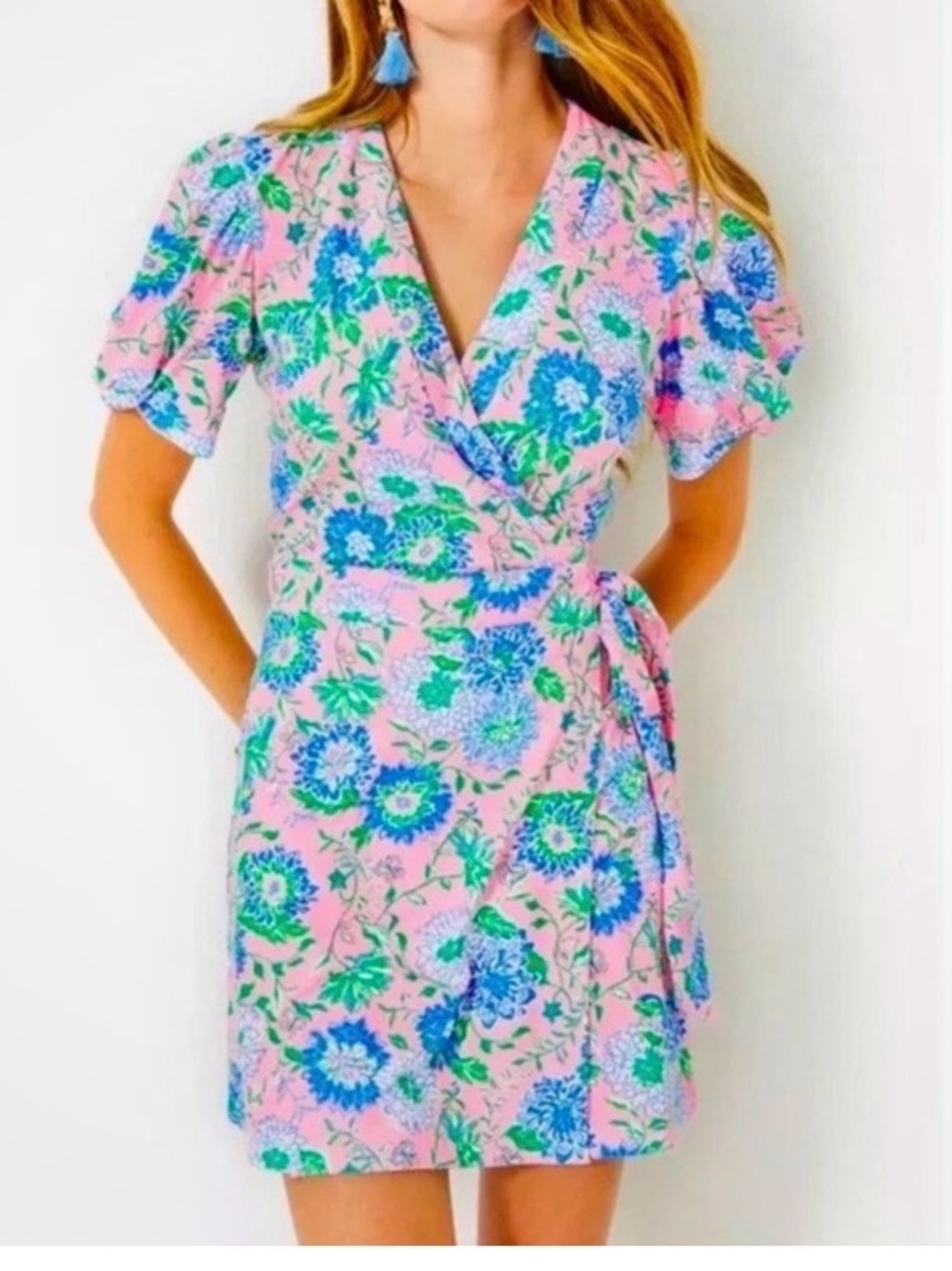 NWT Lilly Pulitzer Sailynn romper dress Conch Shell pink Rumor Has It Medium